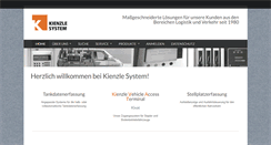 Desktop Screenshot of kienzle-system.de