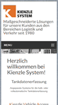 Mobile Screenshot of kienzle-system.de